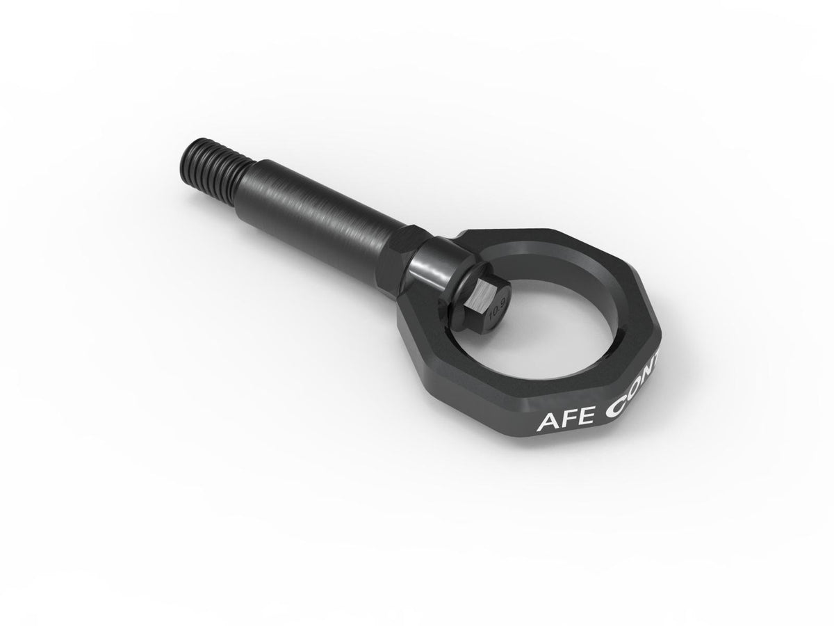 aFe CONTROL Front Tow Hook Gray - 450-502001-G