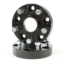 Rugged Ridge Wheel Spacer Kit 1.25 Inch Black 5X5; 99-04 Jeep Grand Cherokee - 15201.14