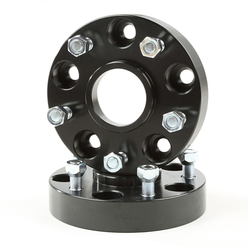 Rugged Ridge Wheel Spacer Kit 1.25 Inch Black 5X5; 99-04 Jeep Grand Cherokee - 15201.14
