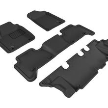 3D MAXpider 2011-2020 Infiniti QX80/QX56 Kagu 1st & 2nd & 3rd Row Floormats - Black