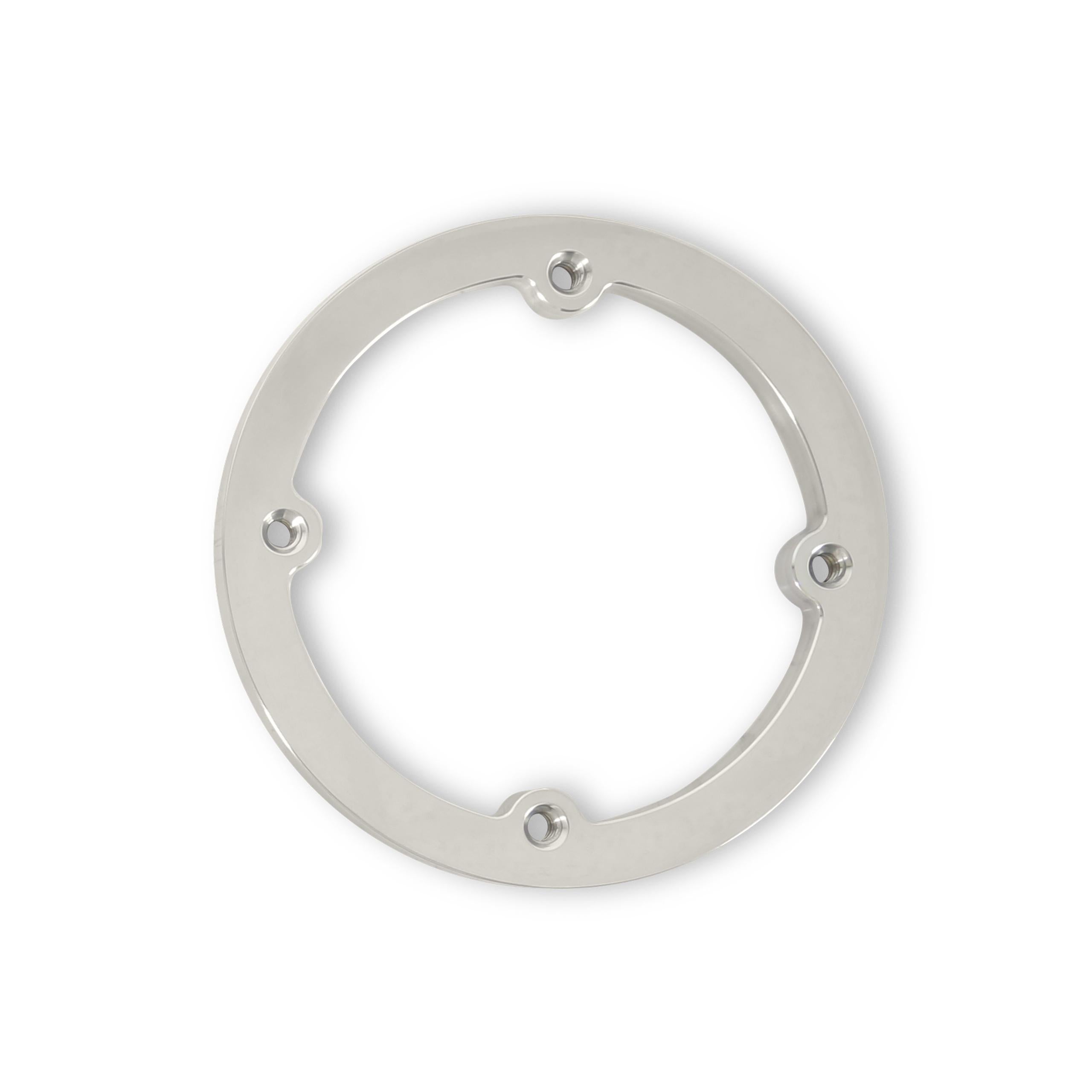 HURST Billet Shifter Boot and Bezel - Round - Polished Finish - 116000HST