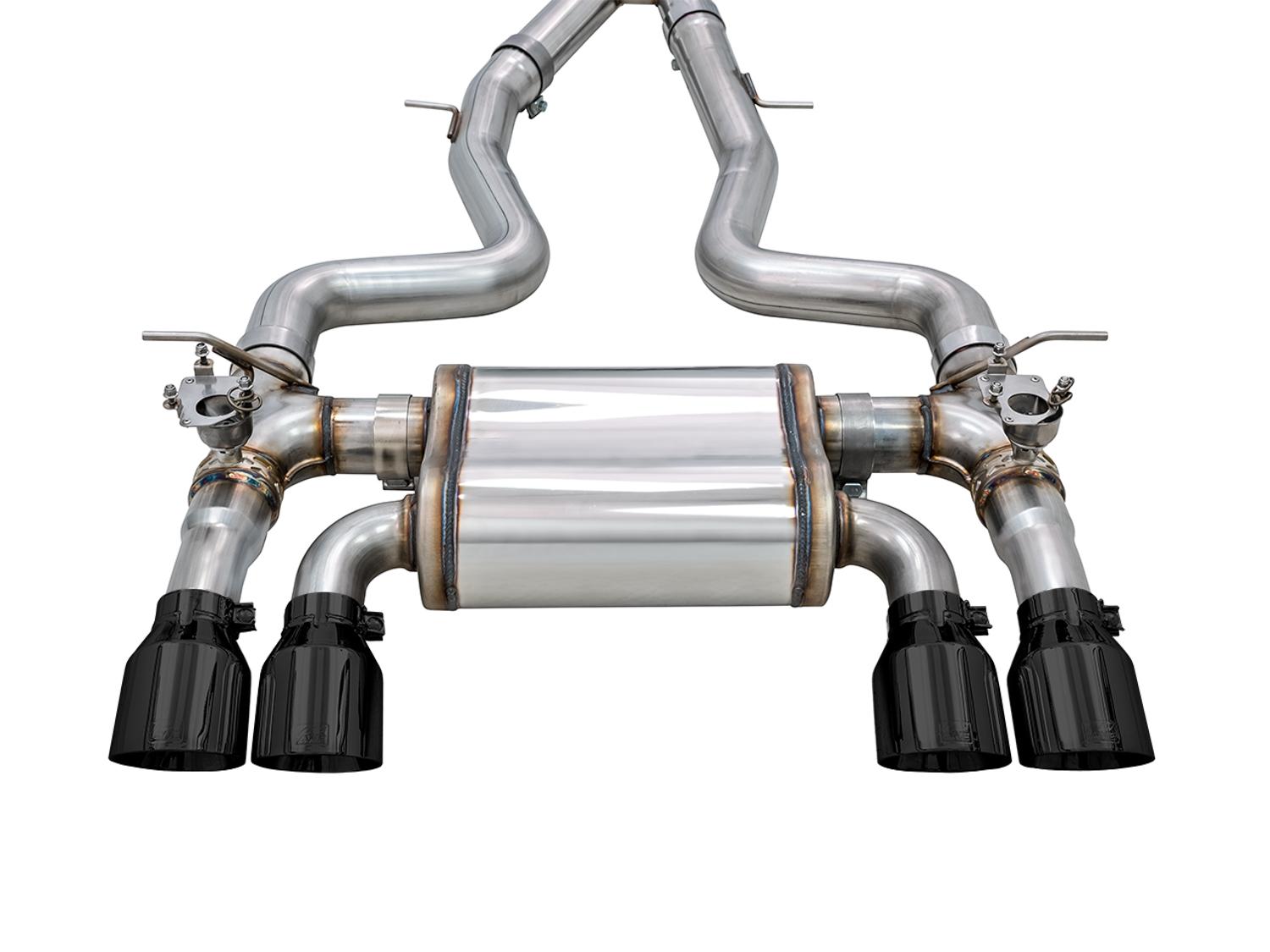 AWE SwitchPath™ Catback Exhaust for BMW F8X M3/M4 - Diamond Black - 3025-43074