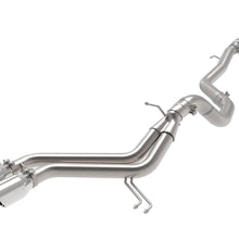 AFE Takeda Cat-Back Exhaust System w/ Dual Rear-Exit Polished Tip (2013-2017 Veloster) - 49-37018-P