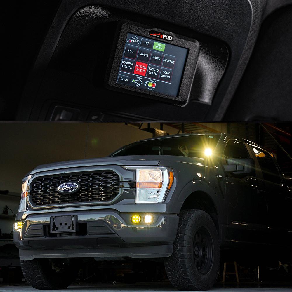 sPOD Touchscreen BantamX Vehicle Kit - Ford 2021-On F-150; F-150 Raptor (2021-2023 F-150) - 870086