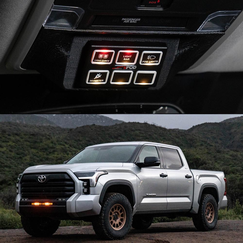 sPOD Mini6 SourceLT Vehicle Kit - Toyota 2022-On Tundra (2022-2024 Tundra) - 870091