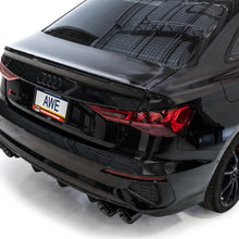 AWE Touring Edition Exhaust for Audi 8Y S3 - Diamond Black Tips - 3015-43897
