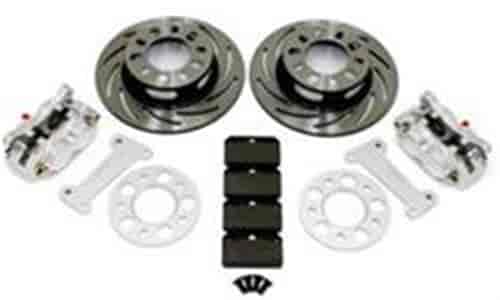 Strange Engineering Front brake kit /GM drum spindles /4.75" bc - B4108WC