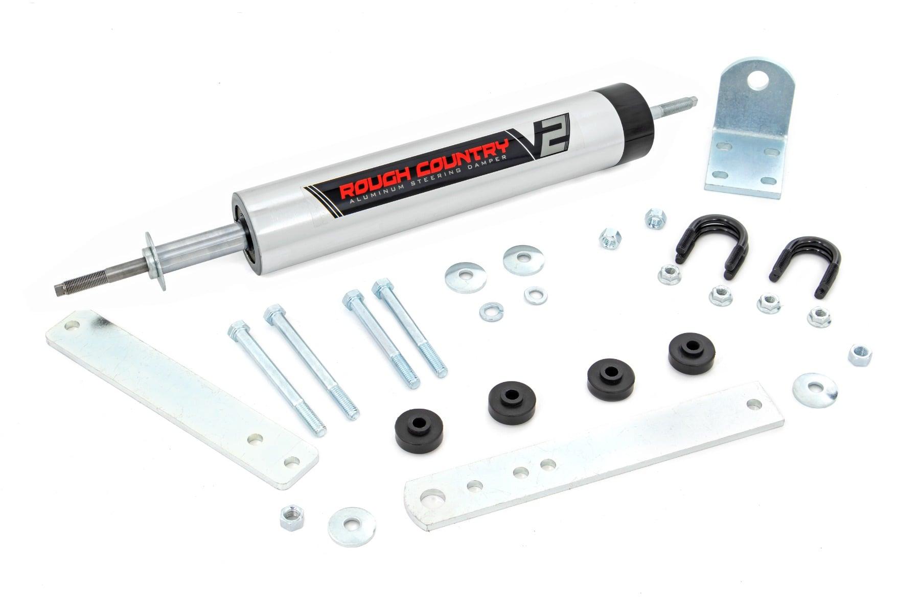 Rough Country V2 Steering Stabilizer 80-96 Ford Bronco/F-150 Rough Country - 8734270