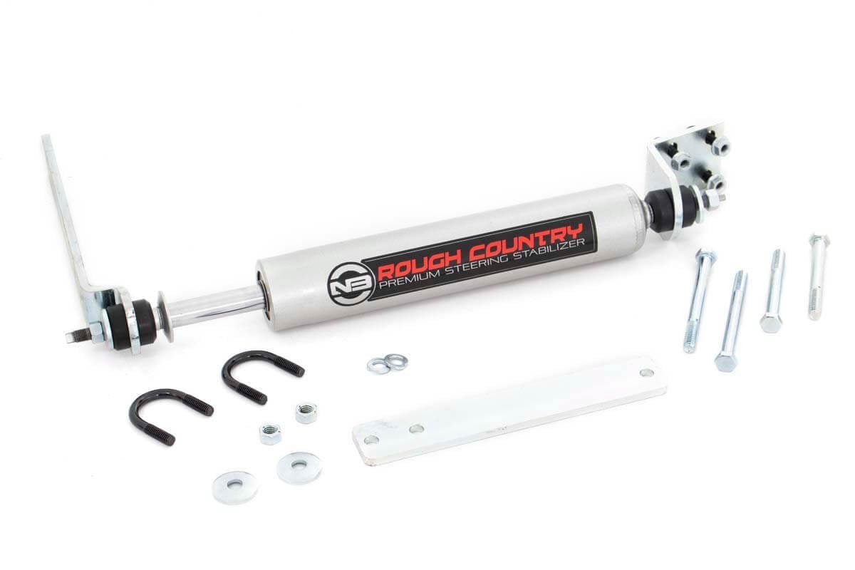 Rough Country Ford N3 Steering Stabilizer (91-97 Ranger) (1991-1997 Explorer, Ranger, B2200, B2300) - 8738430