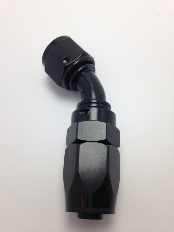 Fragola #6 Pro-Flow X 60 Degree, 3/8 Efi Quick Disconnect Hose End, Black. - 226006B-6QD