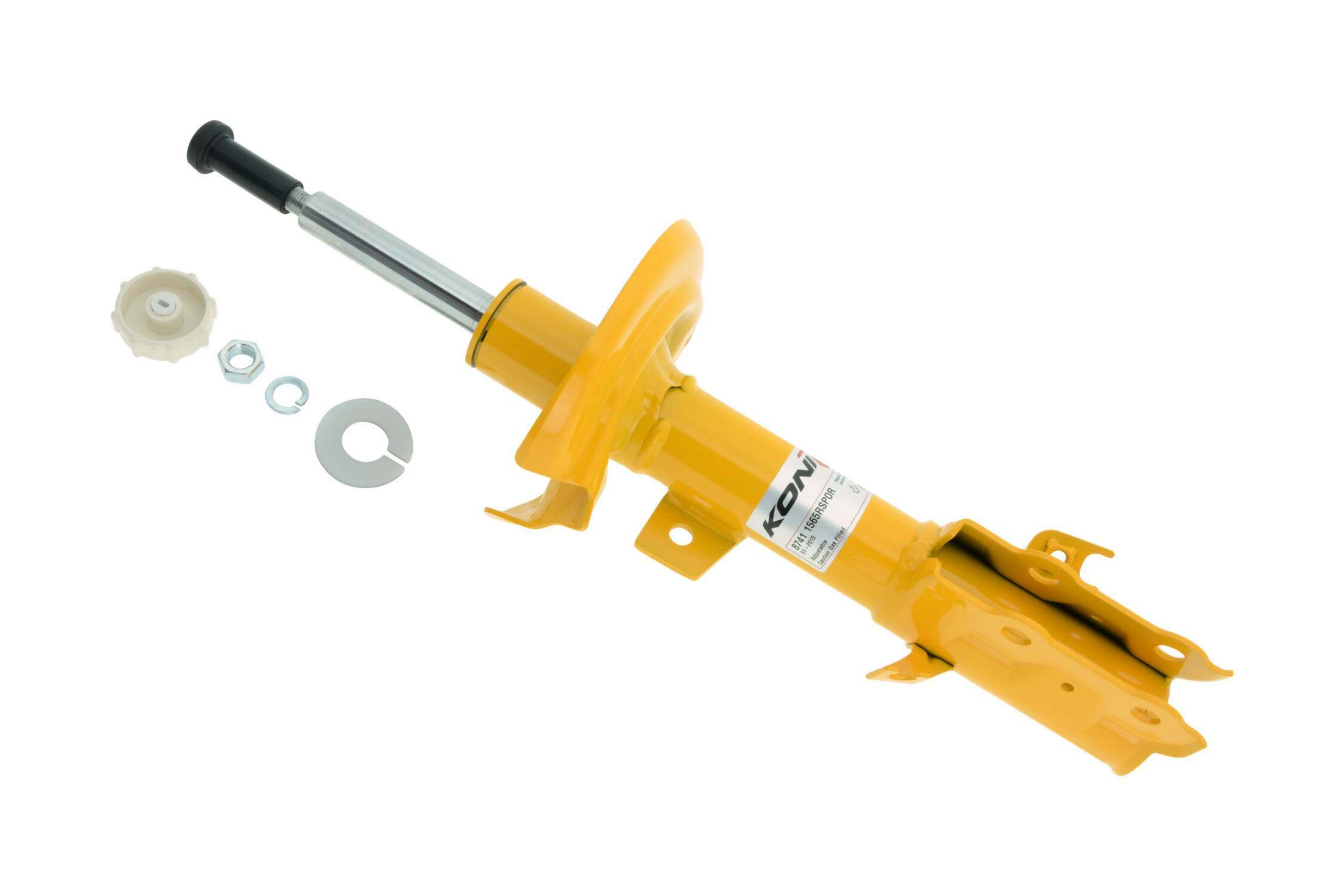 Koni Sport (yellow) 8741- externally adjustable, low pressure gas full strut - 8741 1565RSPOR