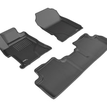 3D MAXpider 2014-2015 Honda Civic Sedan Kagu 1st & 2nd Row Floormats - Black