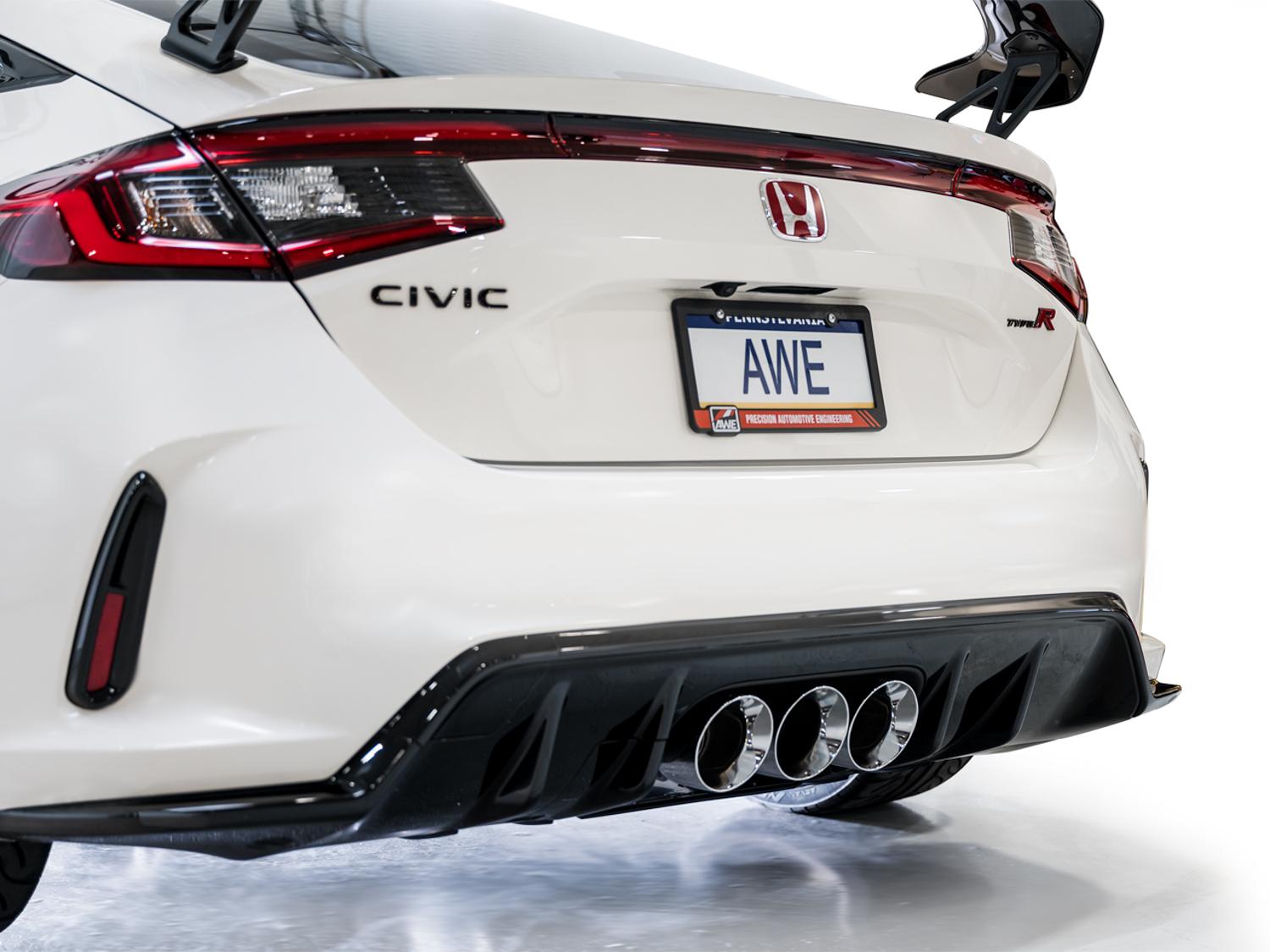 AWE Track Edition for FL5 CTR - Triple Chrome Tips - 3020-52287
