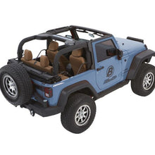 Bestop 07-18 Jeep Wrangler JK 2-Door Jeep Trektop Glide (Premium Black Twill)