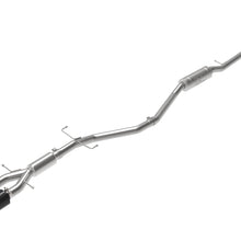 AFE Takeda 2-1/2 IN 304 Stainless Steel Cat-Back Exhaust System w/ Black Tip (Honda Civic Si Sedan 17-20 L4-1.5L (t)) - 49-36619-B