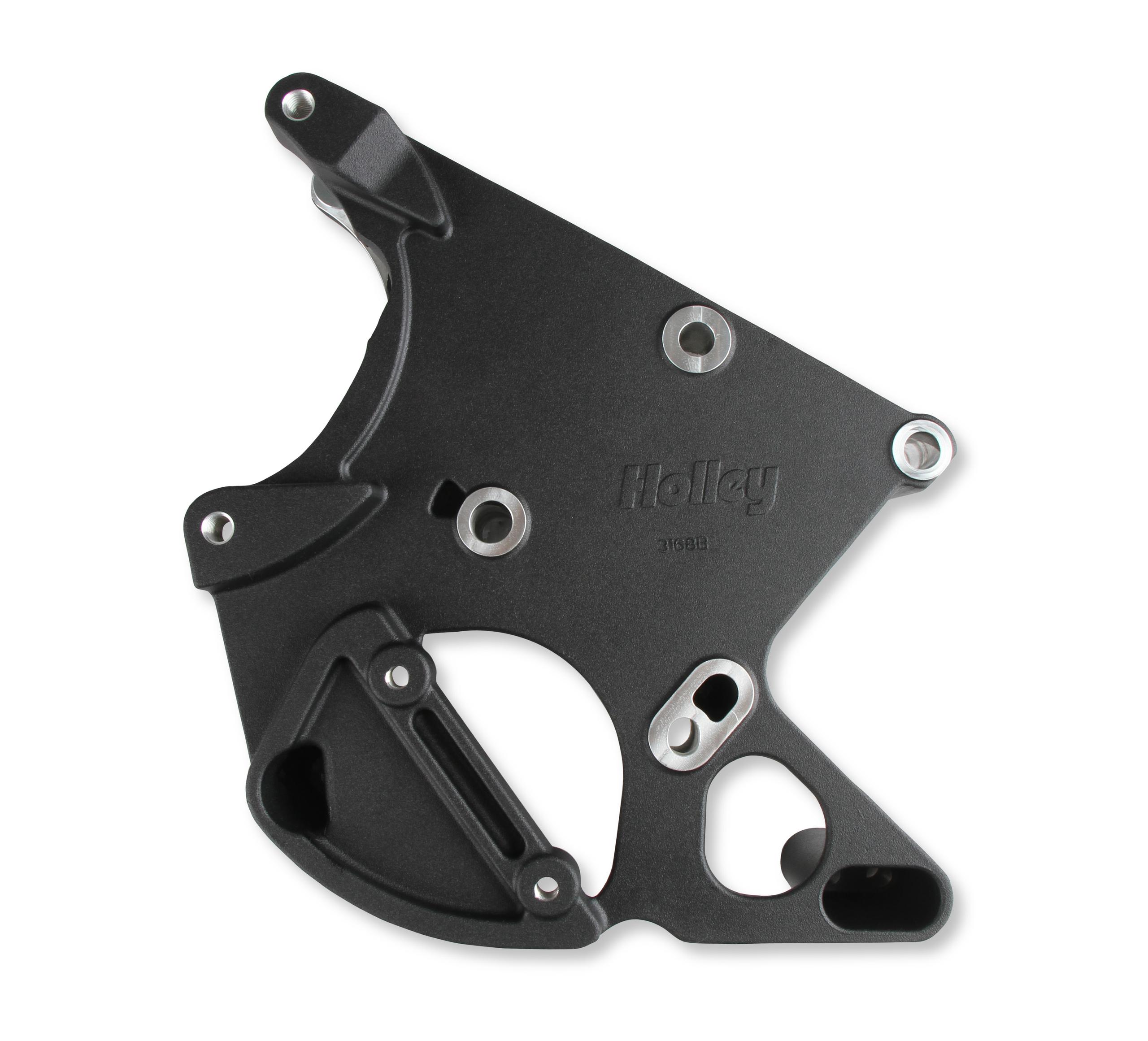 Holley LS/LT Complete Accessory Drive Kit- Black Finish.  - 20-136BK