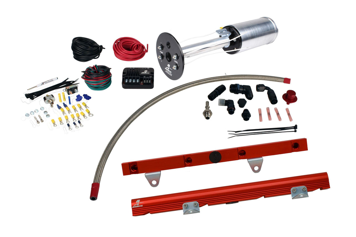 Aeromotive 03-13 Corvette Stealth A1000 Street Fuel System With Ls1 Fuel Rails - 17173