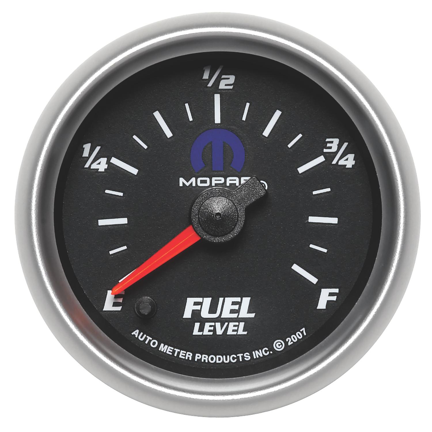 Auto Meter 2-1/16" FUEL LEVEL, PROGRAMMABLE 0-280 Ω, MOPAR #77060043 - 880013