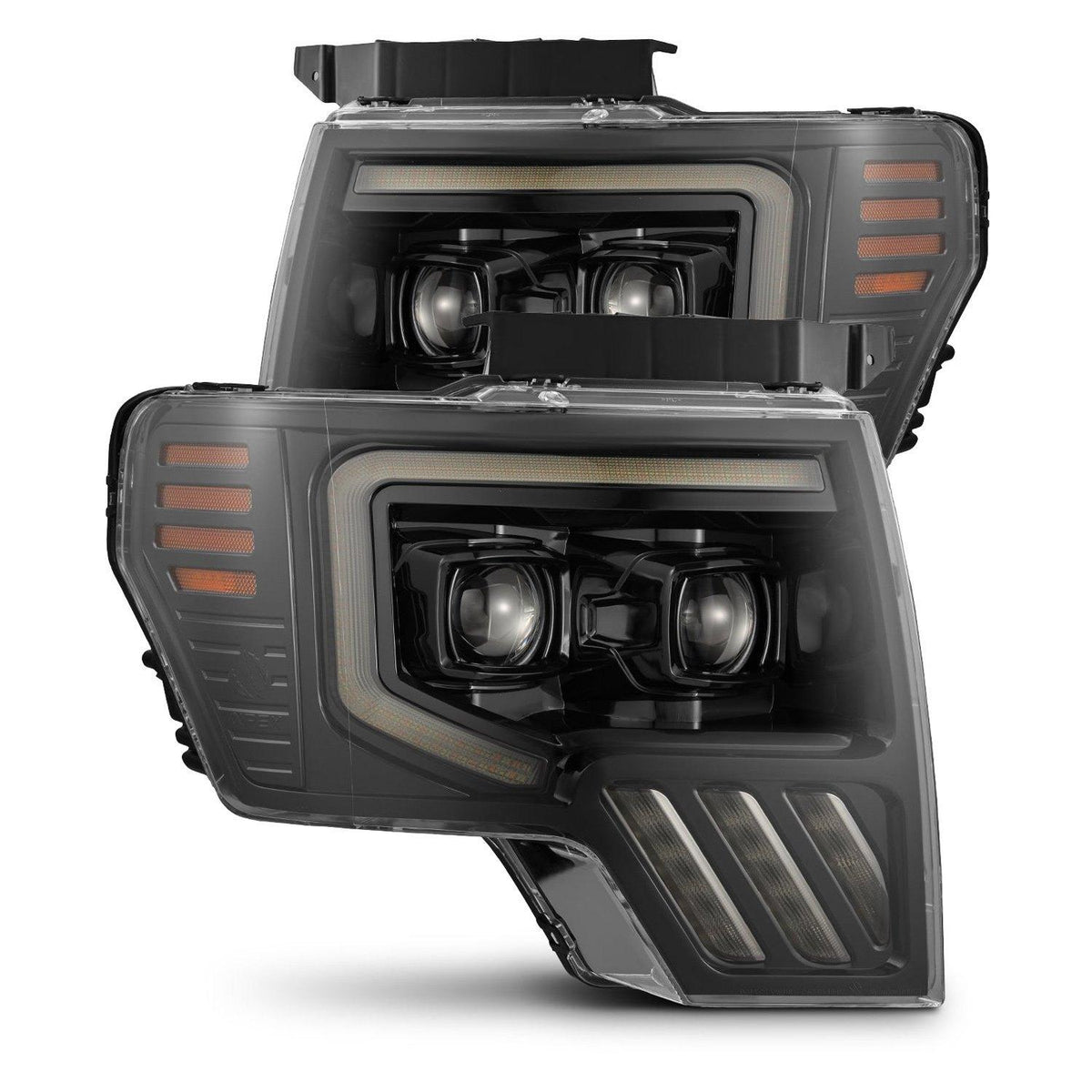 AlphaRex Led Projector Headlights In Alpha Black (2009-2014 F-150) - 880090