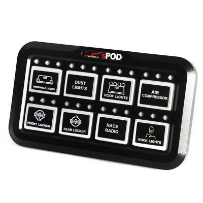 sPOD Add On HD Switch Panel For 8 Circuit Systems - 8800HDADD