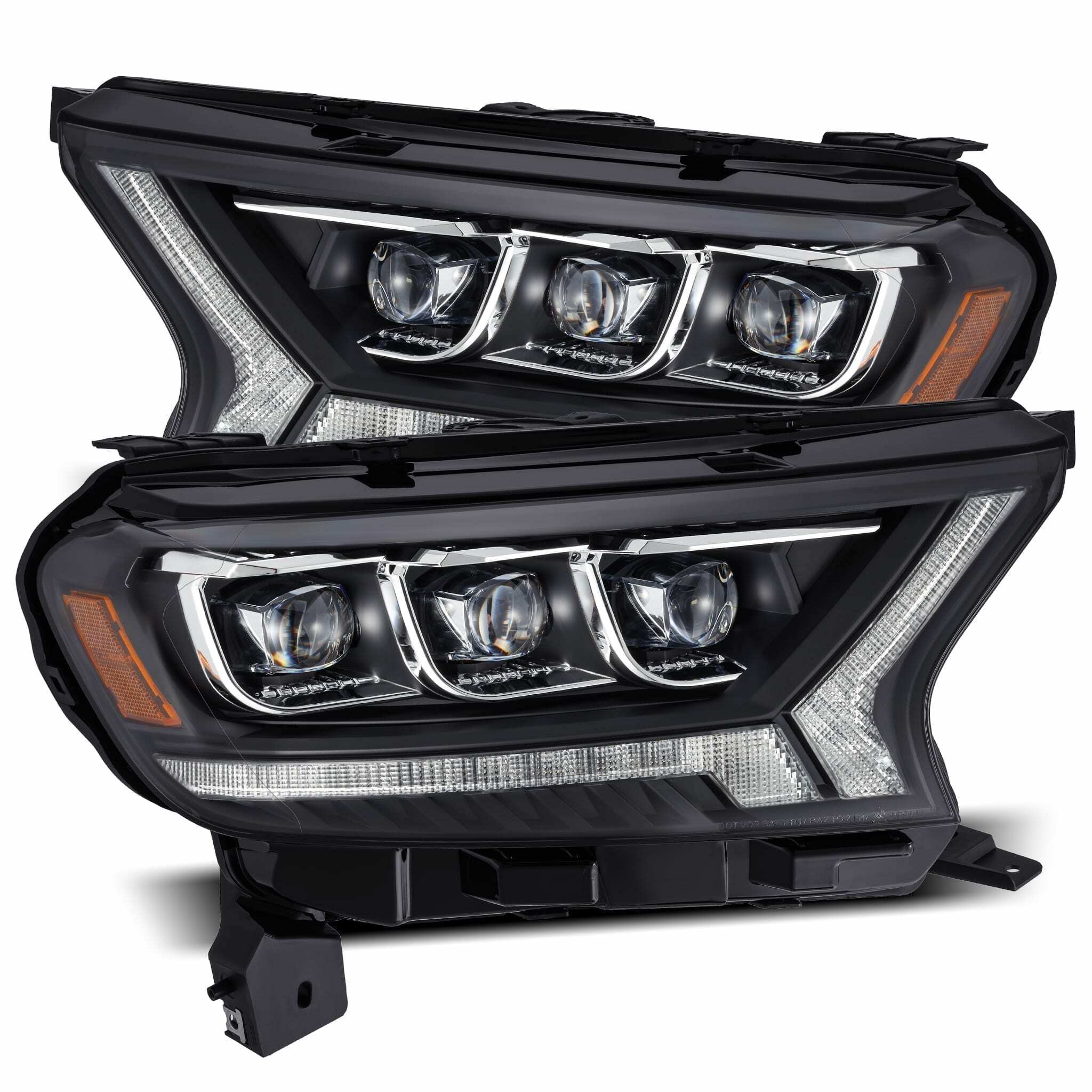 AlphaRex Led Projector Headlights In Black (19-22 Ford Ranger) - 880124