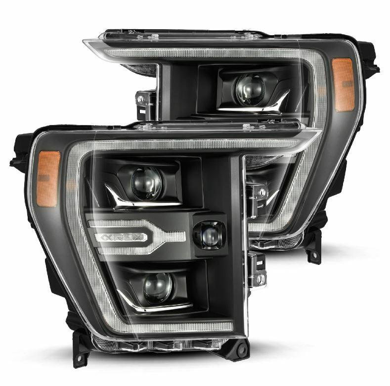 AlphaRex ARex Luxx LED Headlights: Ford F-150 (21+) - Black (Set) - 880139