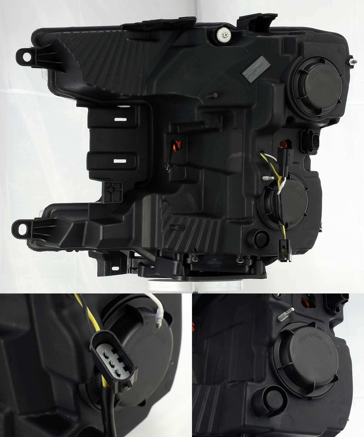 AlphaRex  Pro-Series Halogen Heads: Ford F150 (18-19) - Matte Black (Set) (Ford F150 (18-20)) - 880186
