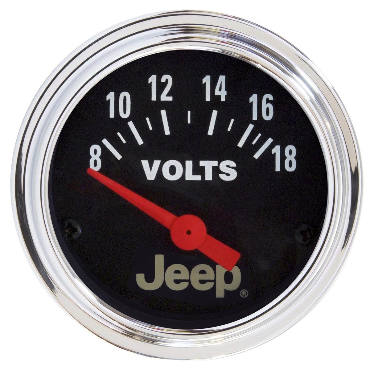 Auto Meter 2-1/16" VOLTMETER, 8-18V, JEEP - 880242