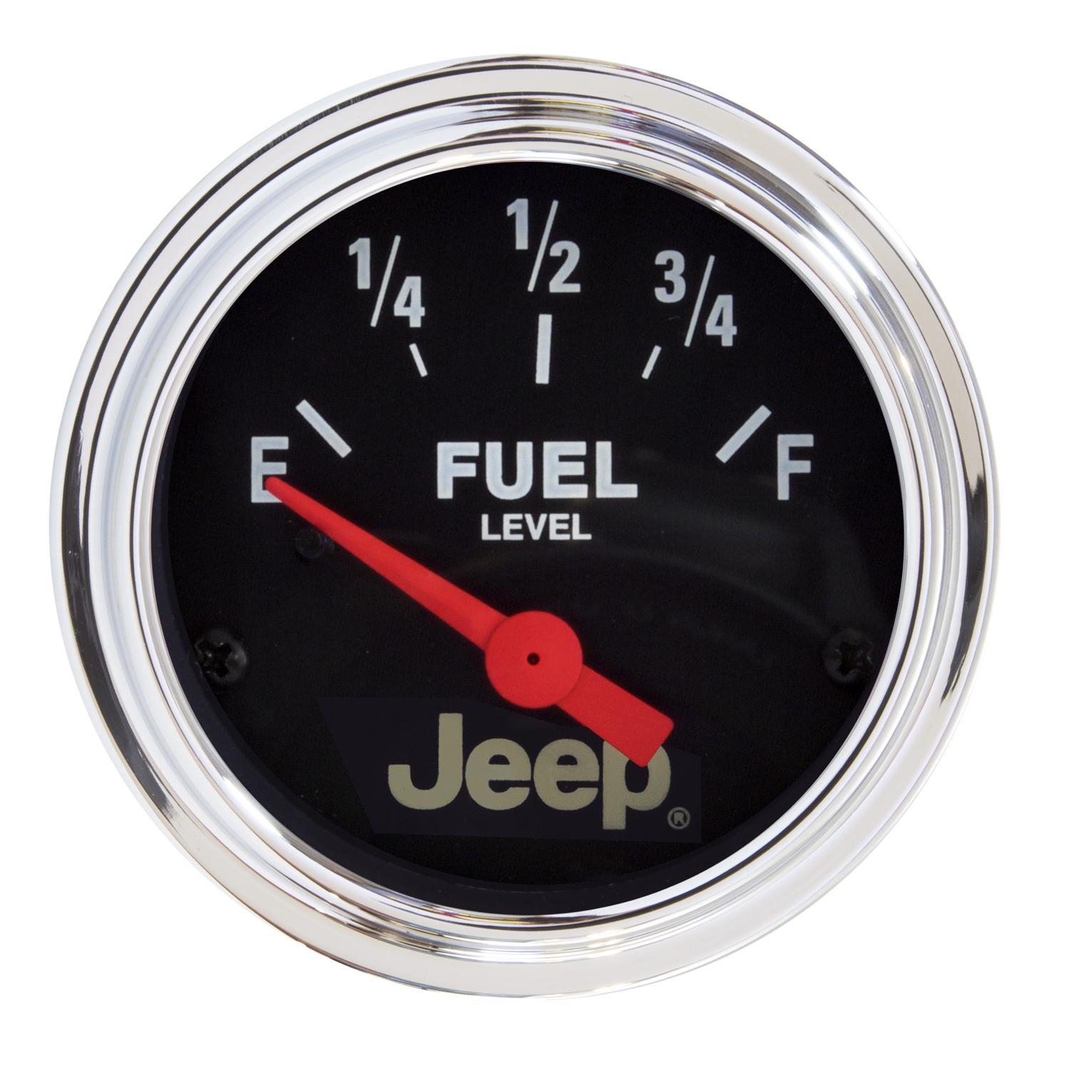 Auto Meter 2-1/16” FUEL LEVEL, 73-10 Ω, JEEP - 880428