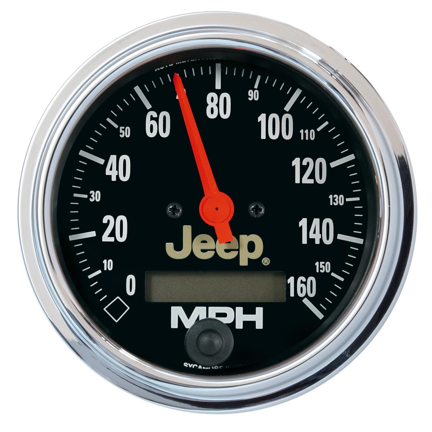 Auto Meter 3-3/8" SPEEDOMETER, 0-160 MPH, JEEP - 880244
