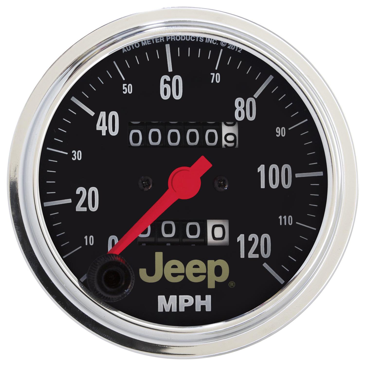 Auto Meter 3-3/8" SPEEDOMETER, 0-120 MPH, JEEP - 880245