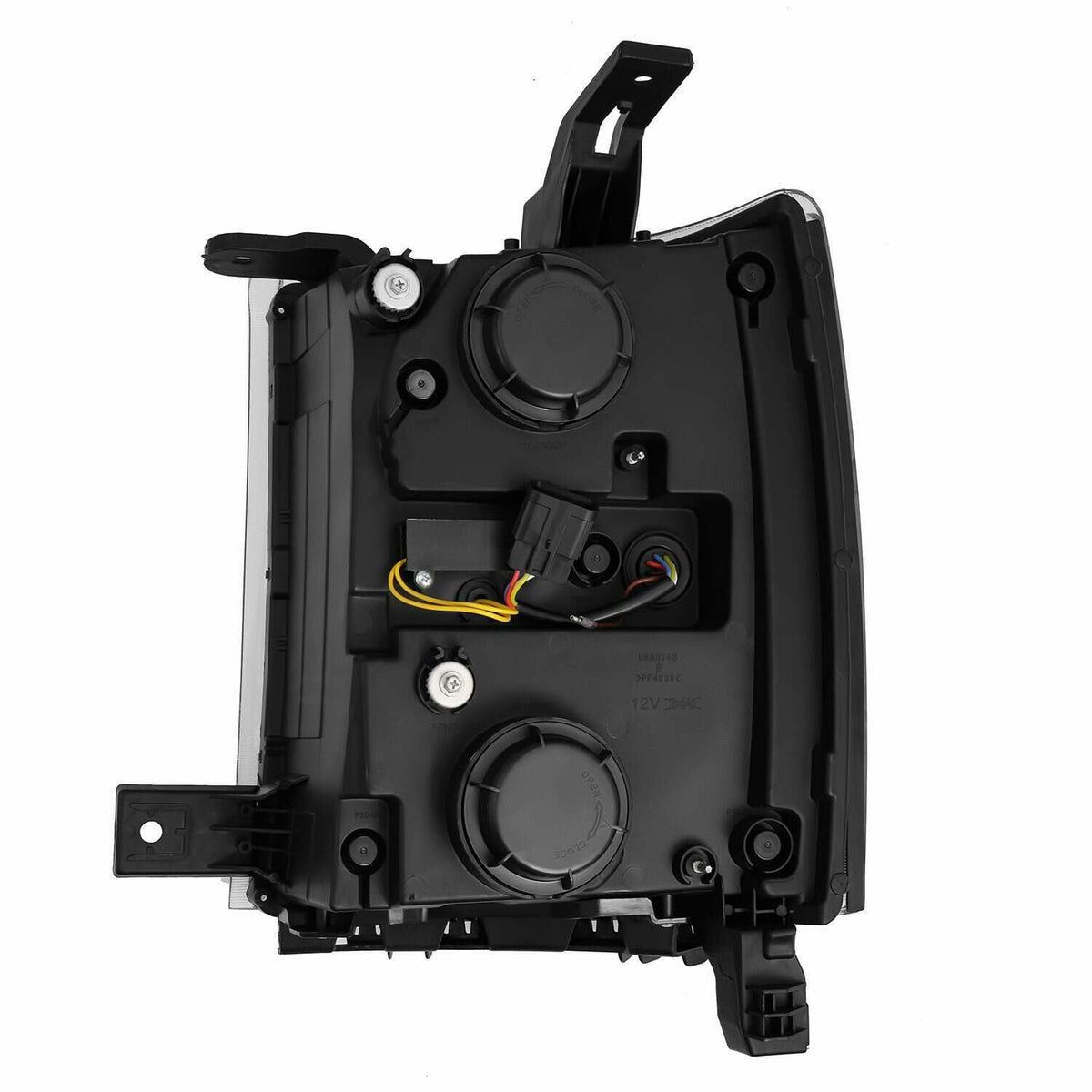AlphaRex Projector Headlights Alpha-Black (14-15 Chevrolet Silverado) - 880247