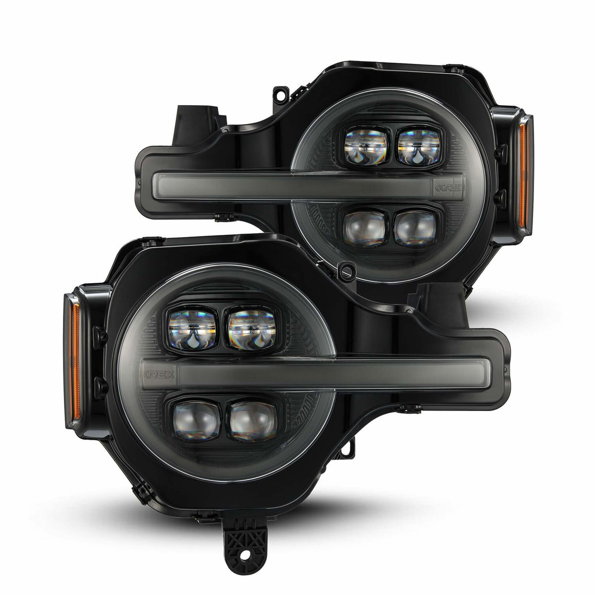 AlphaRex NOVA-Series LED Projector Headlights - Alpha-Black (2021-2025 Ford Bronco) - 880259
