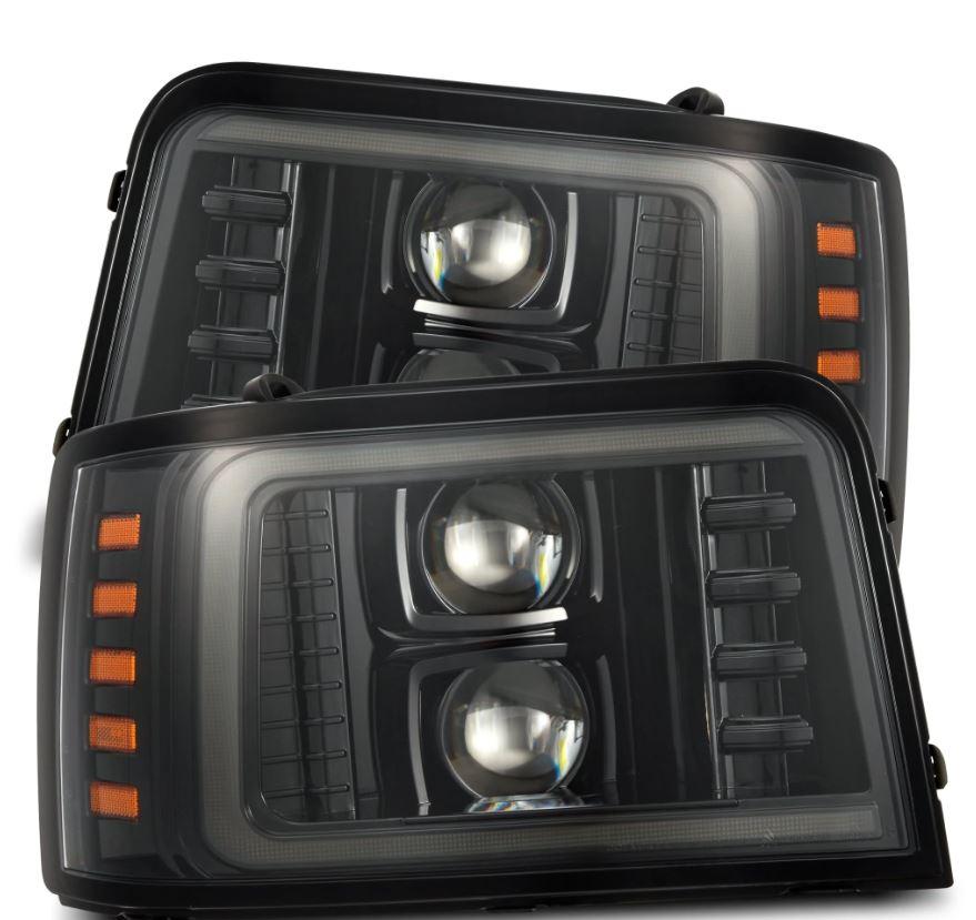 AlphaRex Projector Headlights Alpha Black (1992-1996 F-150, F-250, F-350, Bronco) - 880267
