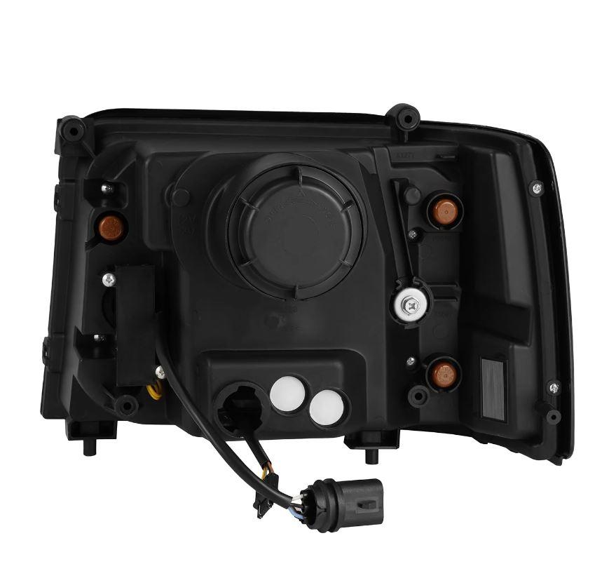 AlphaRex Projector Headlights Alpha Black (1992-1996 F-150, F-250, F-350, Bronco) - 880267
