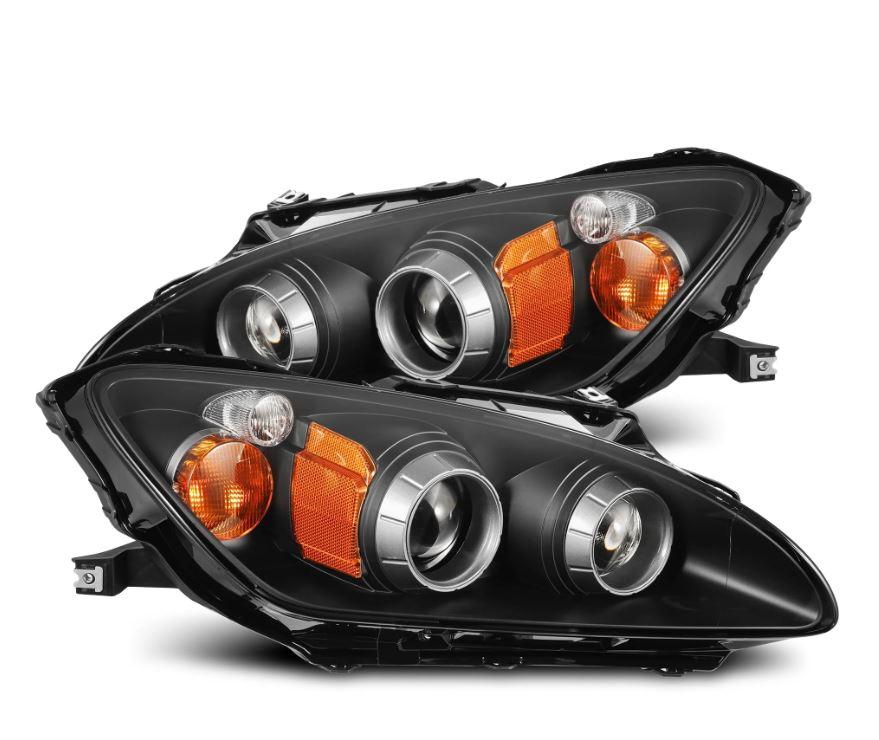 AlphaRex Projector Headlights Black (2000-2009 S2000) - 880271
