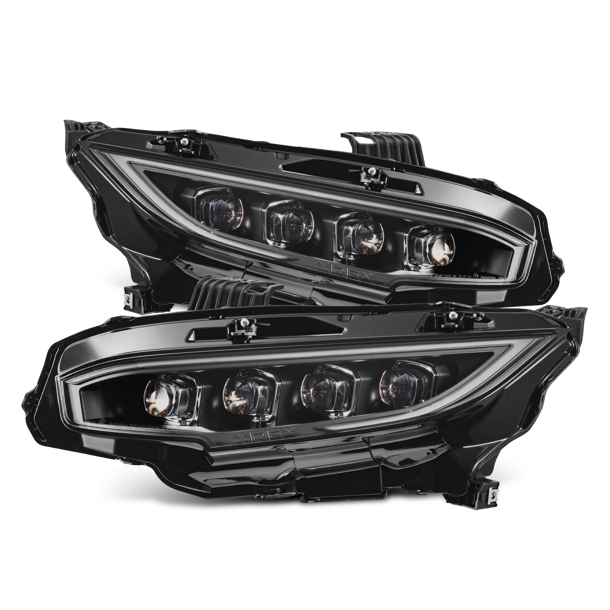 AlphaRex Projector Headlights Black - 880491