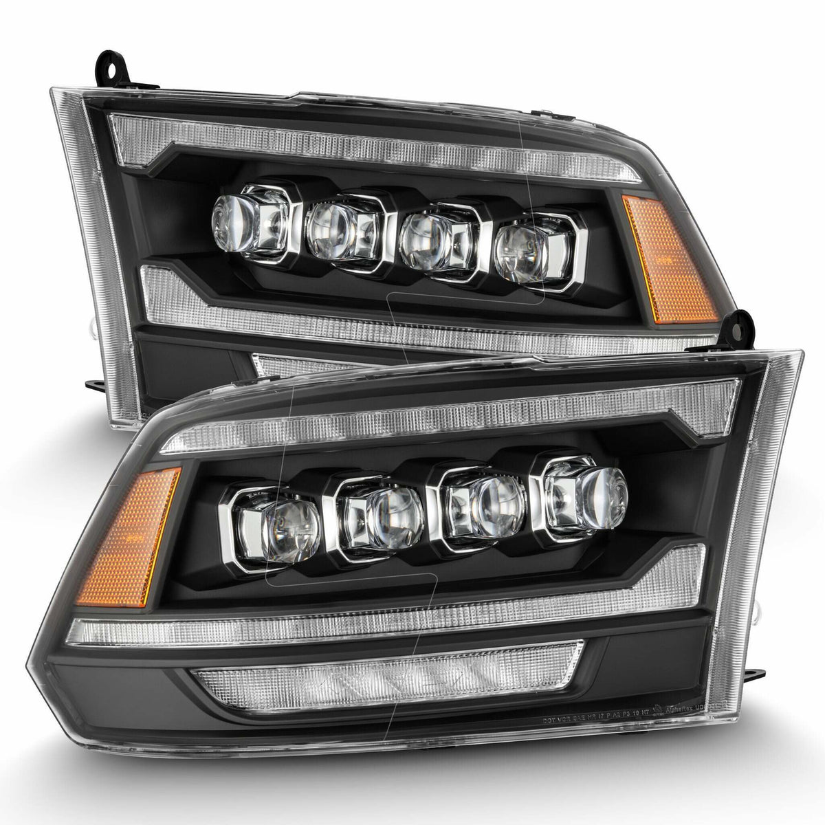 AlphaRex Led Projector Headlights In Black - 880555