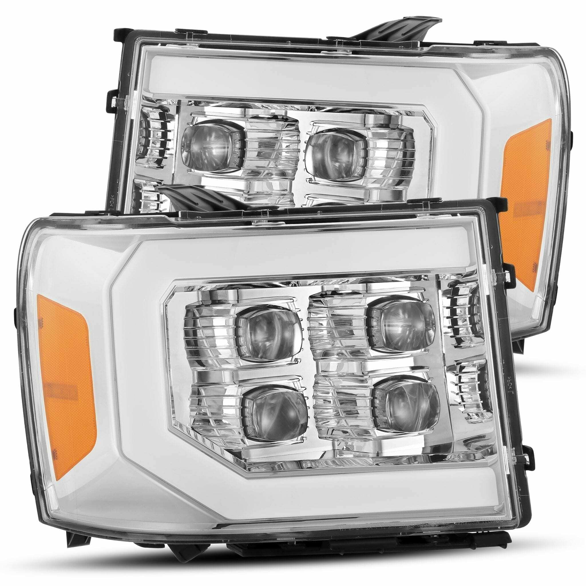 AlphaRex  Nova-Series LED Heads: GMC Sierra (07-13) - Chrome (Set) (GM Sierra (07-13)) - 880607