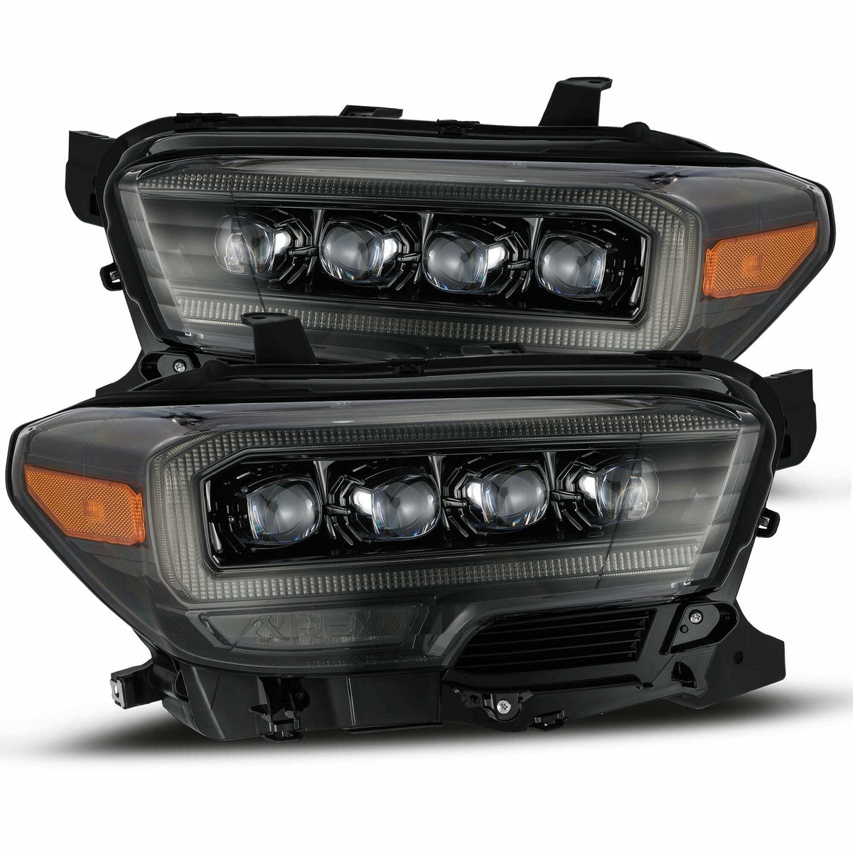 AlphaRex  Nova-Series LED Heads:  Toyota Tacoma (16-20)  - Gloss Black (Set) (Toyota Tacoma (16-20)) - 880705