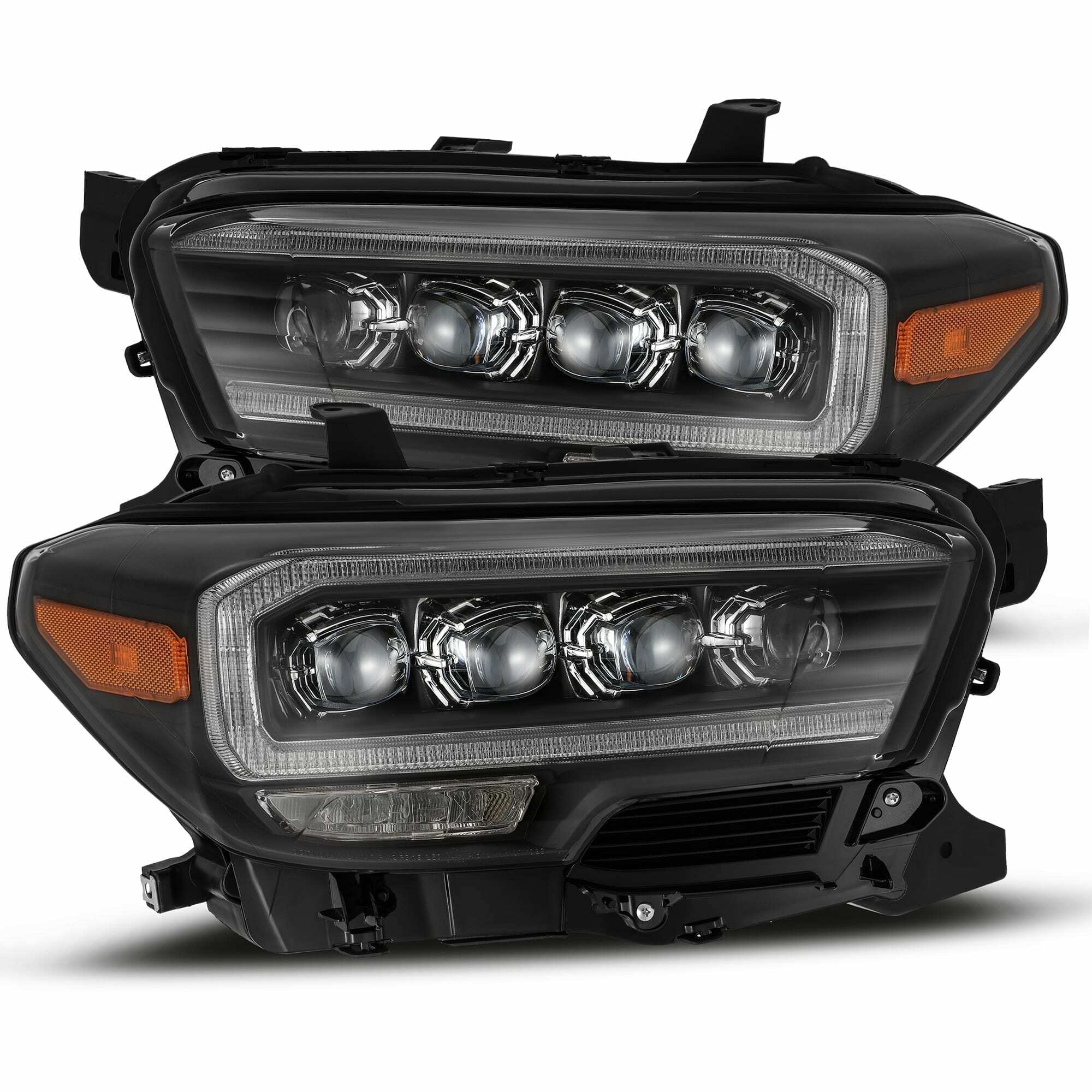 AlphaRex  Nova-Series LED Heads:  Toyota Tacoma (16-20)  - Matte Black (Set) (Toyota Tacoma (16-20)) - 880707