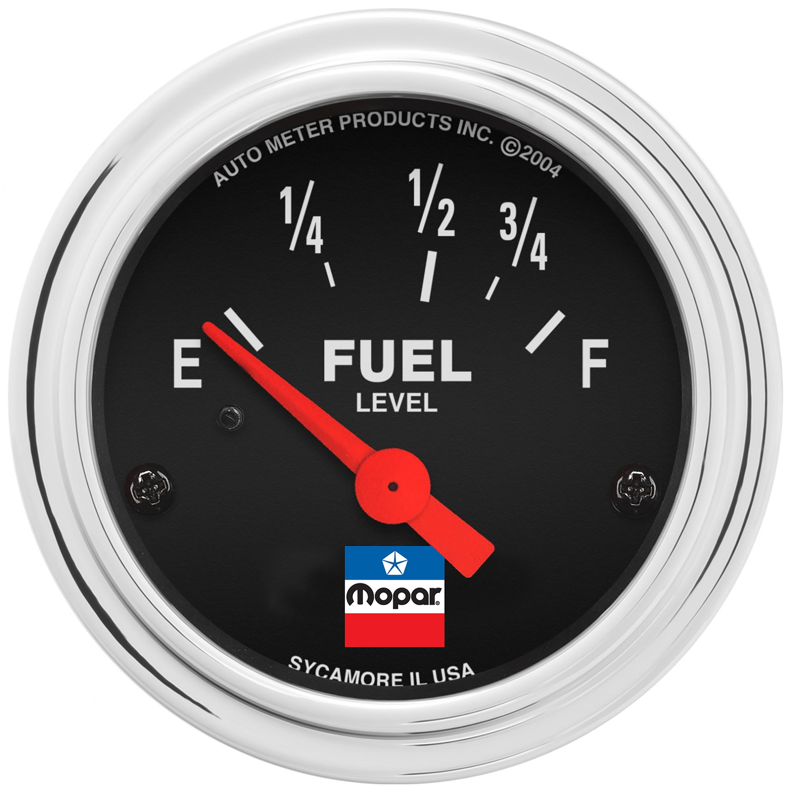 Auto Meter 2" FUEL LEVEL, 73 E/8-12 F, MOPAR CLASSIC - 880785
