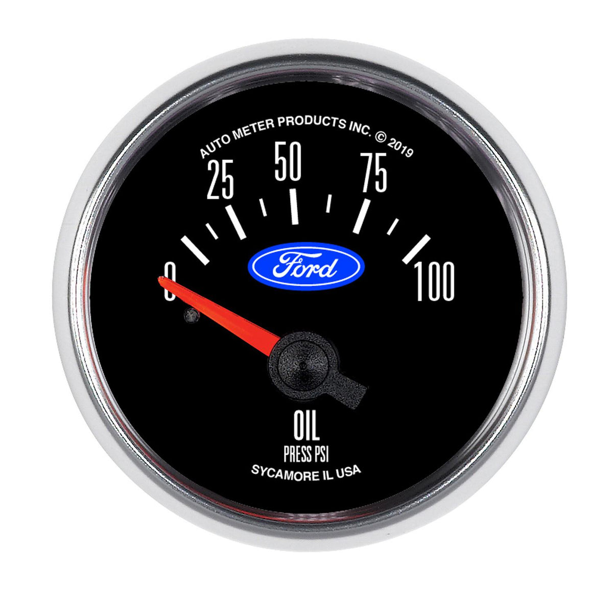 Auto Meter Gauge, Oil Press, 2 1/16", 100Psi, Elec, Ford - 880821