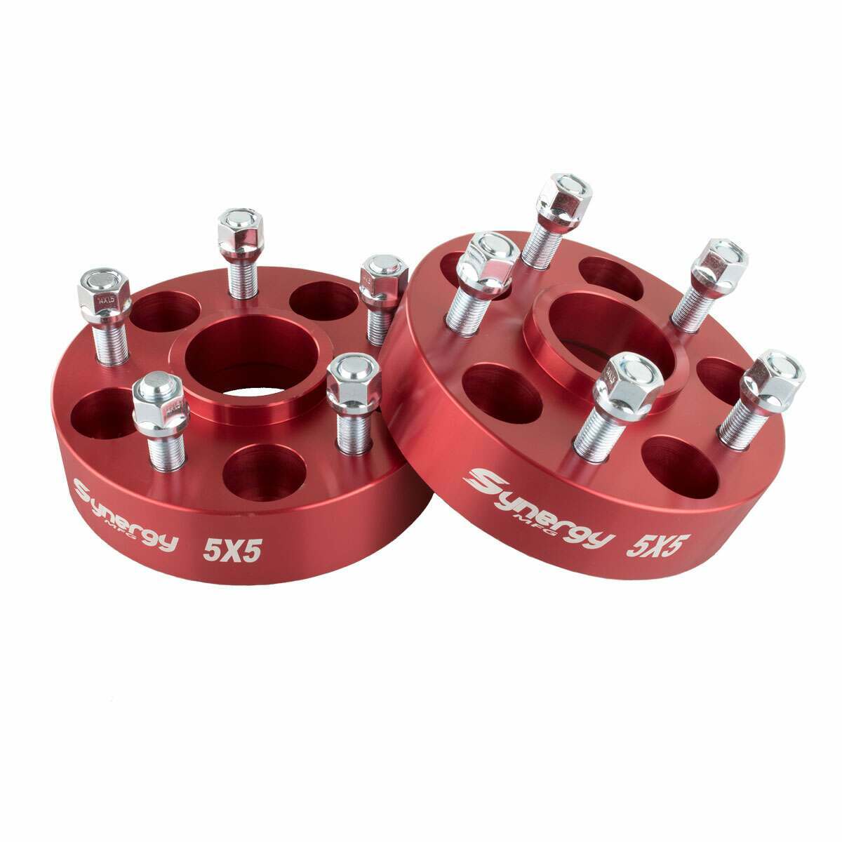 Synergy MFG Jeep JL Hub Centric Wheel Spacers 5X5-1-3/4 Inch Width M14 x 1.50 Stud Size Wrangler JL Synergy MFG - 8810-02