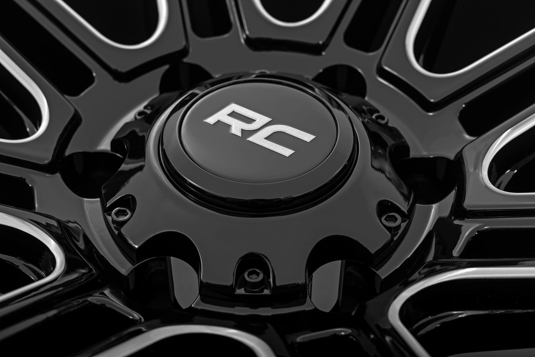 Rough Country 88 Series Wheel One-Piece Gloss Black 17x9 6x5.5 +0mm (1960-1998 K10 Pickup, C10 Pickup, Land Cruiser, Blazer, K20 Pickup, K25/K2500 Pickup, K15/K1500 Pickup, Jimmy, K15/K1500 Suburban, Wagoneer, Cherokee, J20, J10, K15 Suburban, Scout II, K