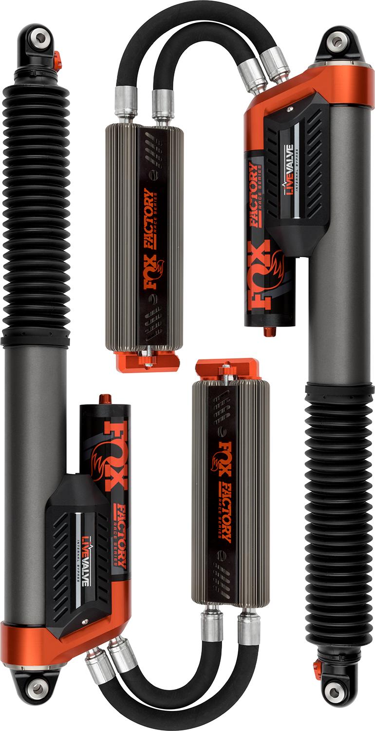 Fox Racing Factory Race Series 3.0 Live Valve Internal Bypass Piggyback (Pair) - Adjustabl (2019-2020 F-150) - 883-09-153