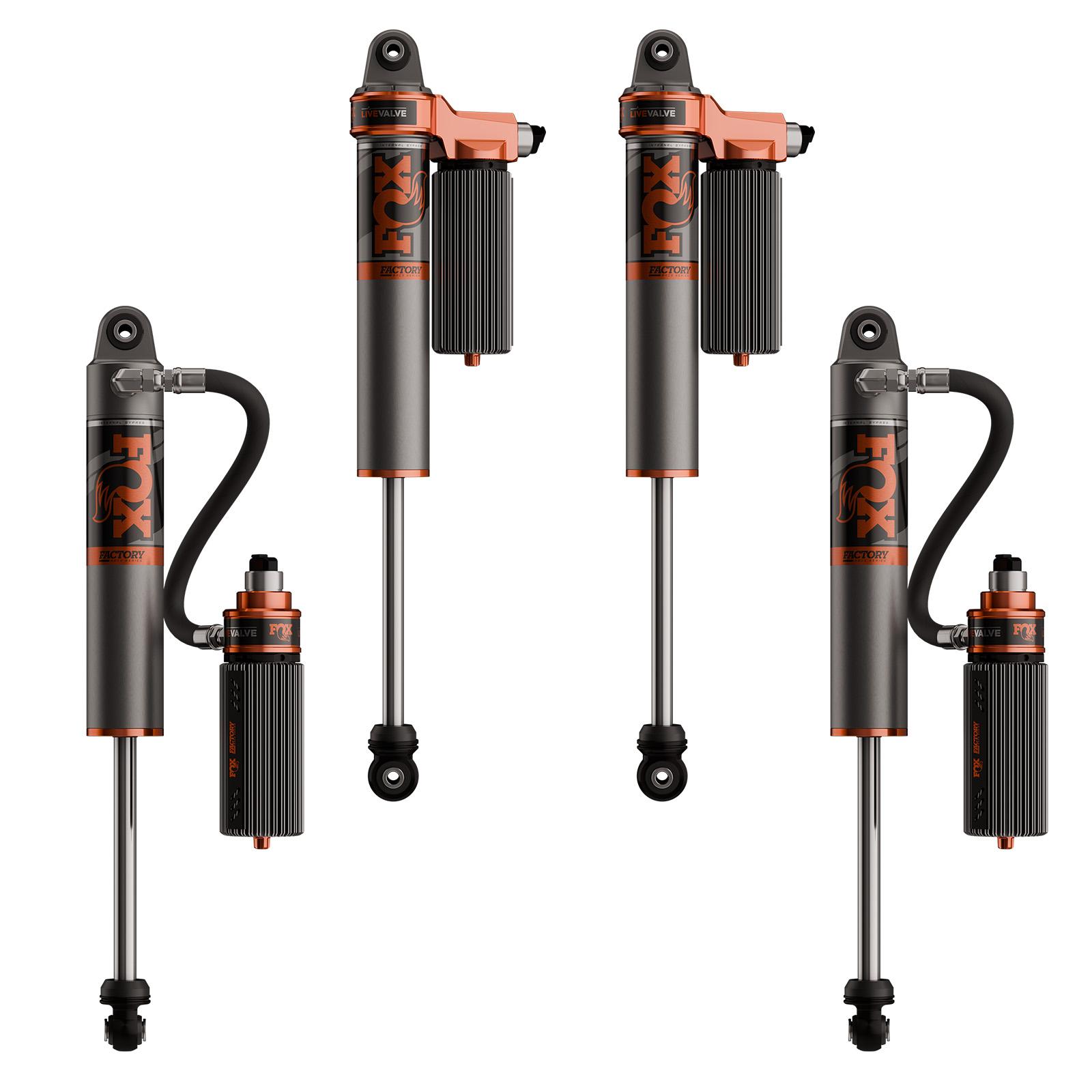 Fox Racing Factory Race Series 3.0 Live Valve Internal Bypass Reservoir (Pair) - Adjustable (2020-2025 Gladiator) - 883-26-164