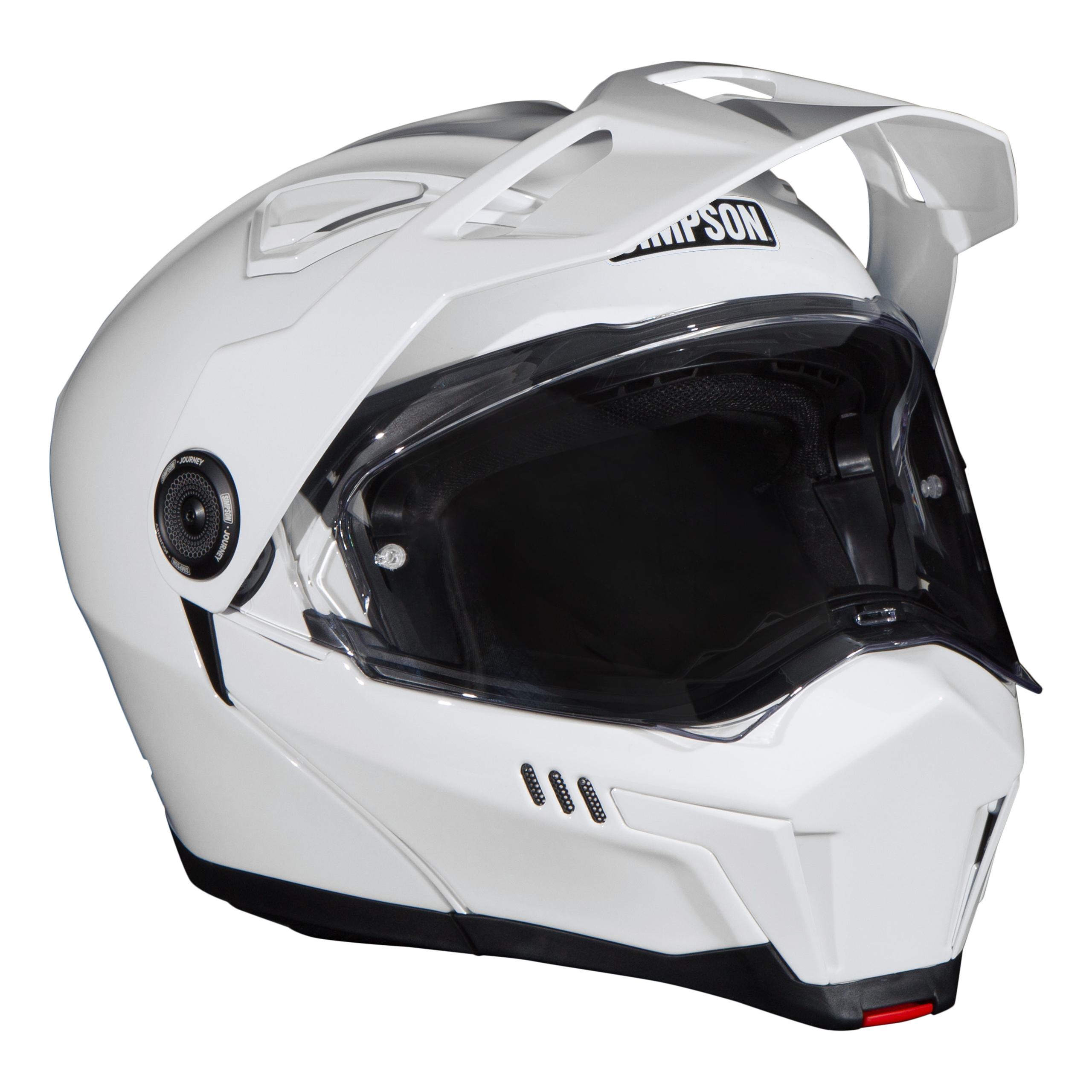 Simpson Racing Motorcycle Journey Bandit Helmet - White - JB1SM
