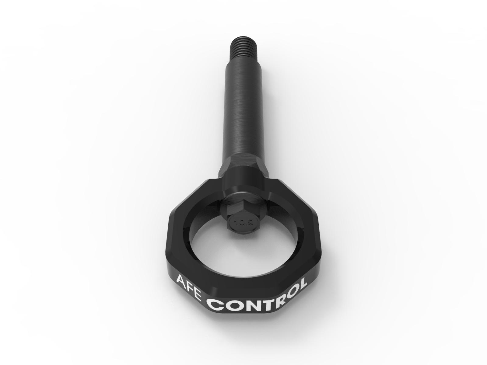aFe CONTROL Rear Tow Hook Black - 450-502002-B