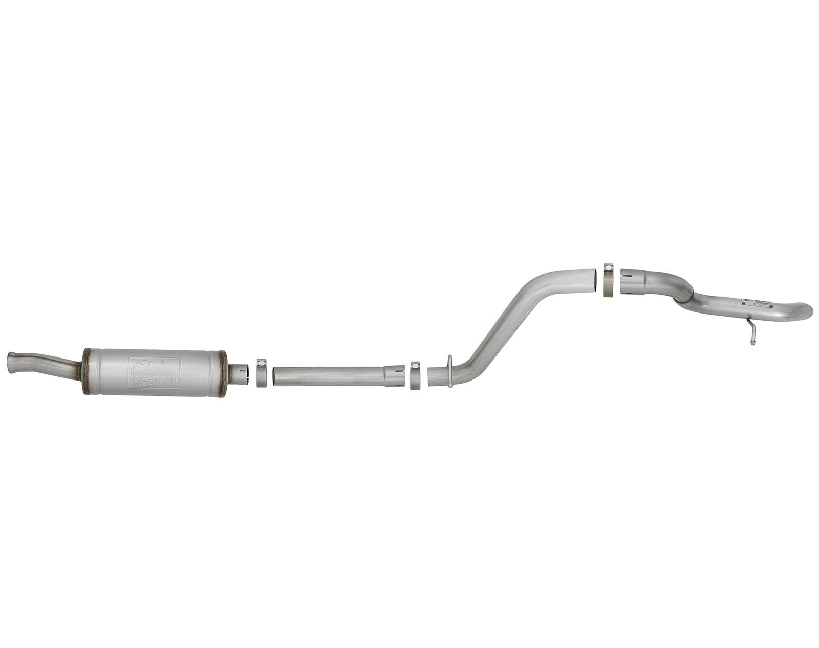 AFE MACH Force-Xp Axle-Back Hi-Tuck Exhaust System (2018-2021 Wrangler, Wrangler) - 49-48075
